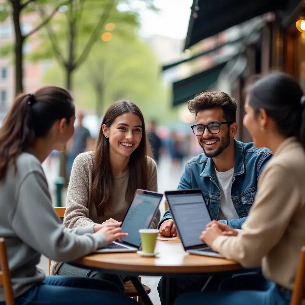 Женщина обсуждает условия страховки с агентом